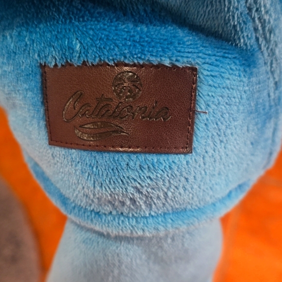 Teal Blue Catalonia Oversized Blanket Hoodie Sweatshirt Pullover for Adults OSFM - Picture 5 of 6